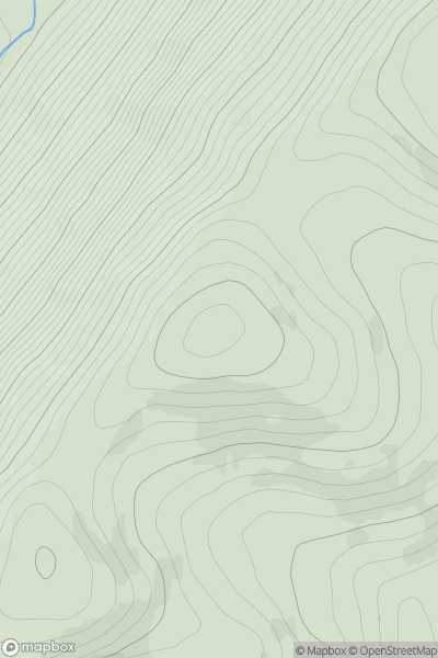 Thumbnail image for Mid Rig [The River Tweed to the English Border] [NT180122] showing contour plot for surrounding peak